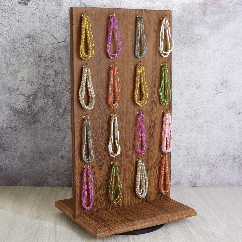 Wooden jewelry display